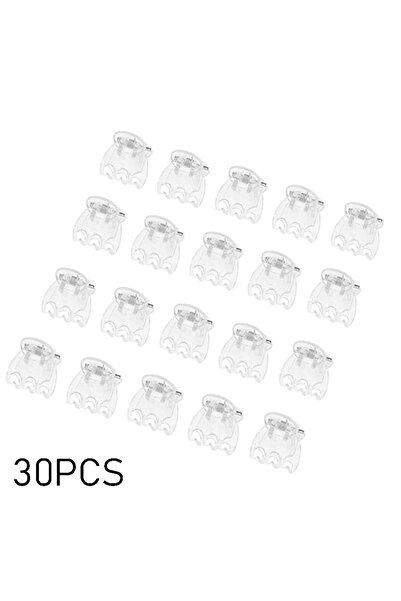 Choice1 30PCS 30/50/100Pcs Transparent 6 Claws Orchid Clips Plastic Butterfly...