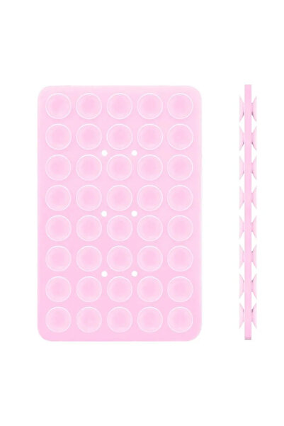 Choice Light Pink-1PC Double Sided Silicone Suction Cup For Mobile Phone Adhe...