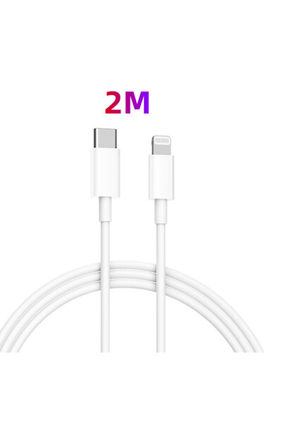 Xiaomi كابل USB C إلى Lightning بطول 2 متر لأجهزة iPhone 14 13 12 11 Pro Max ...
