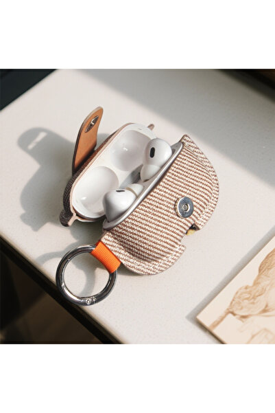Choice14 for Airpods 4 beige brown For Airpods Pro 3(2025) Case Soft Pu Leath...