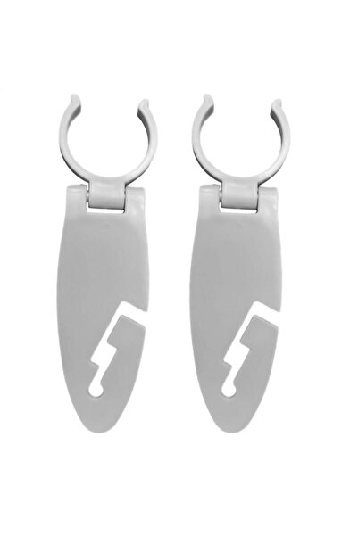 Choice White Paddle Board Clips 2PCS Fix Clamp For Paddle Board Expandable Fi...
