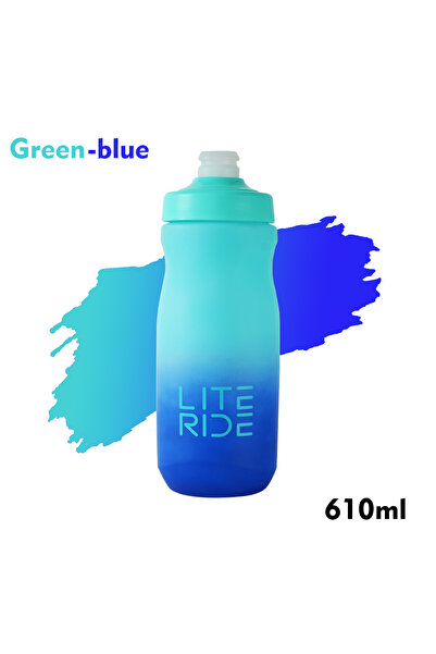 Choice 610ml greem blue LITERIDE 610ml/710ml Bicycle Bottle MTB Road Bike Wat...