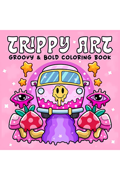 Choice MULTI TRIPPY ART Patterns Coloring Book for Adults Cute Drawing Book P...