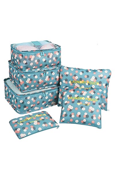 Choice Daisy 6pcs Large Six Piece Travel Storage Bag Classification Set Stora...
