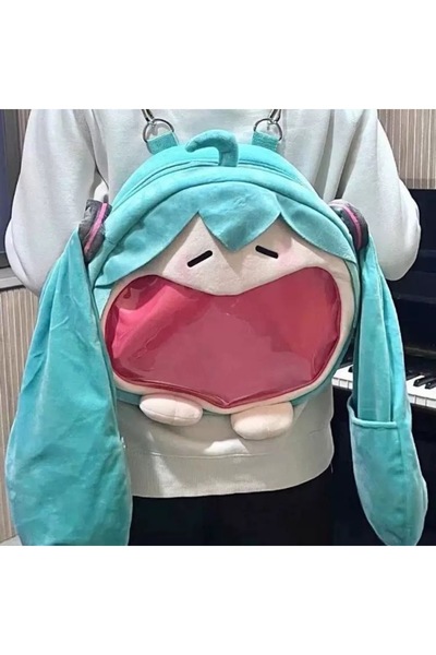 Choice MINISO Hatsune Miku1 Kawaii Anime Pain Bag Series Cute Hatsune Miku Pl...