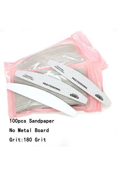 choice2 180Grit 100pcs Disposable Grey Half Moon Professioanl Removable Sandp...