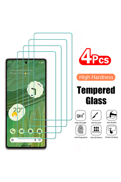 choice2 4 Pieces For Pixel 10 Pro 4PCS Tempered Glass for Google Pixel 9 10 8...