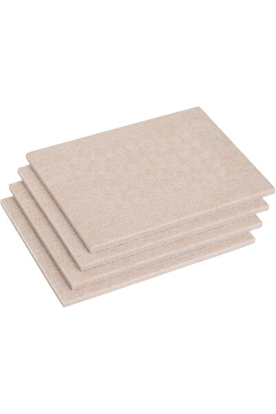 Choice 1 Pc 3MM 4PCS Beige Felt Furniture Pads 4pcs Self Adhesive Cuttable Fu...