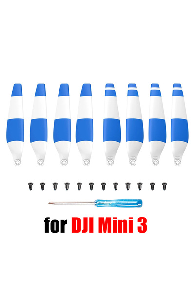Choice1 Mini 3 Blue 8PCS 6030 Propeller for DJI Mini 3/Mini3 Pro Low Noise Dr...