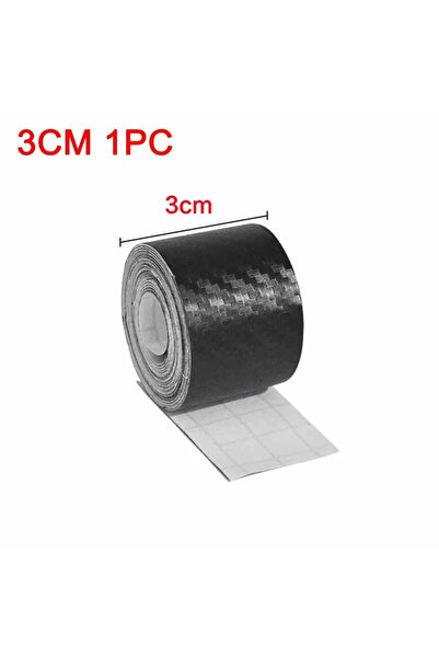 Choice34 1M 3cm 1pc 1/2pcs Nano Carbon Fiber Car Sticker Paste Protector Stri...