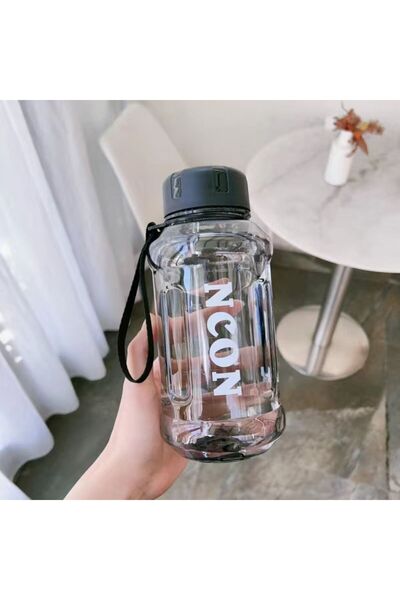 Choice1 black-1300ml 850/1100/1300ml Clear Water Bottle Portable Leakproof La...