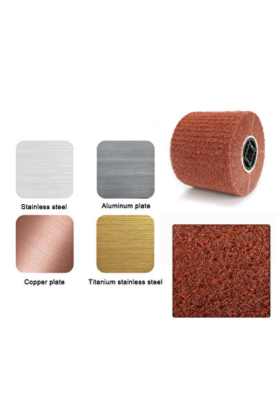 choice2 80 SIFANG Non-woven Nylon Abrasive Flap Wheel Brush Wire Drawing Poli...