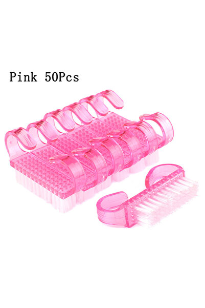 choice2 50Pcs Pink 20Pcs/50Pcs Cleaning Brushes For Nail Manicure Small Plast...