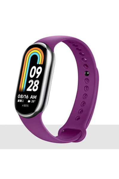 Choice44 For Xiaomi Mi Band 8 18 Purple Sport Watchbands For Mi band 8-9 NFC ...