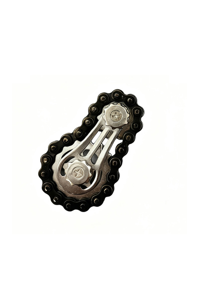 Choice1 chain black Metal Flywheel Gear Chain Gyro Fingertip Gyro Sprockets F...