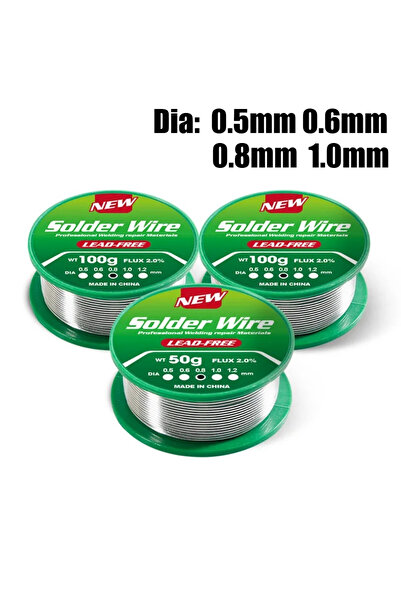 Choice12 30g 0.5mm Lead-free High Purity Solder Wire Tin Sn99.3 Cu0.7 Low Mel...