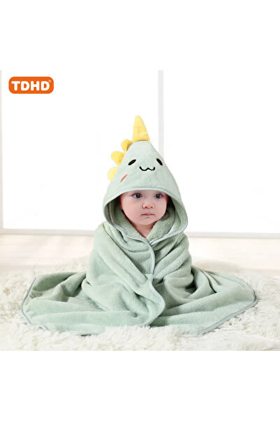 Choice green TDHD Hot Selling New Animal Hooded Baby Bath Towel Soft Cap Warm...