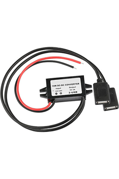 Choice3 موصل USB-A مزدوج مقاوم للماء 12 فولت/24 فولت إلى محول 5 فولت DC-DC وح...