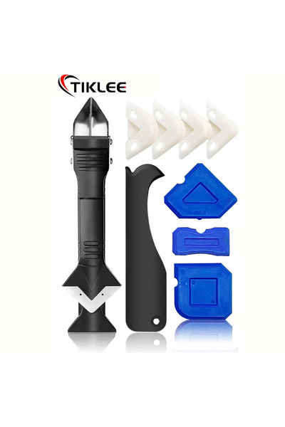 Choice1 9pcs without box 3 in 1 9pcs Silicone Remover Sealant Smooth Scraper ...