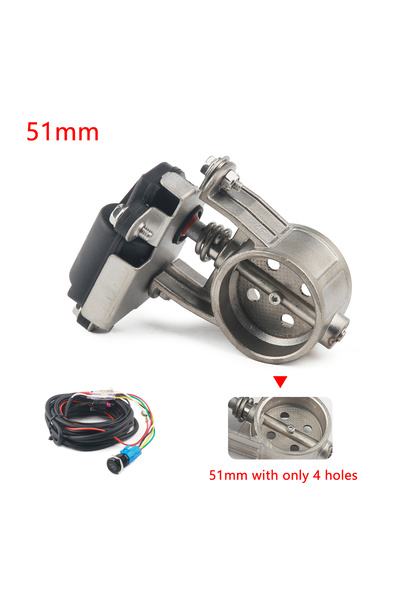 Choice1 51MM Car/Motorcycle Exhaust Pipe System Locomotive Soundproof Stainle...