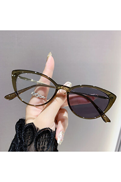 Choice60 -175 Green Light-sensitive Color-Changing Cat Eye Style Retro Trendy...