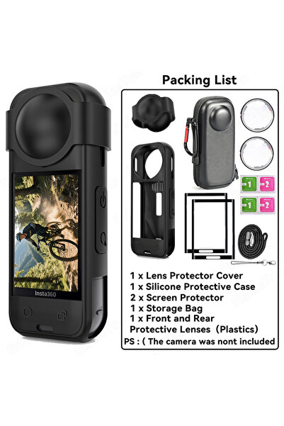 Choice For Insta360 X5 KIT H For Insta 360 X5 Camera Protective Accessory Kit...