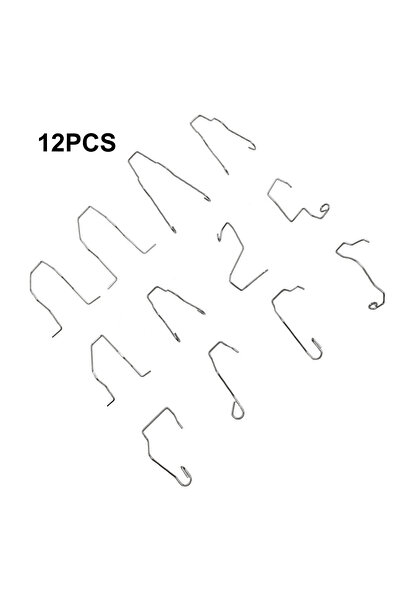 Choice 12pcs 6/9/12pcs Auto Metal Headlight Bulb Spring Clips H1 H3 H4 H7 Ass...