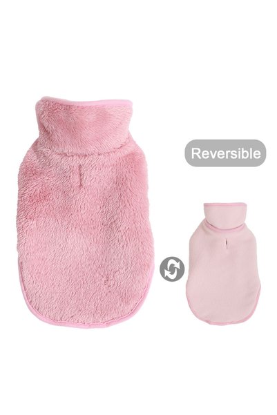 Choice4 M Pink Winter Warm Dog Jacket Sweater For Small Medium Dogs Cats Reve...