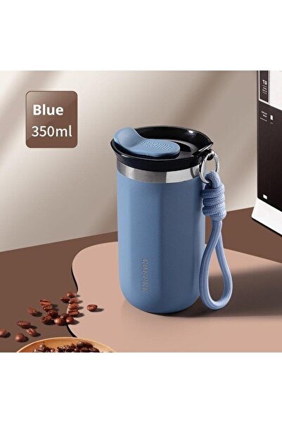 Choice4 Blue 350ml 350/500ML Stainless Steel Coffee Mug Insulated Water Cup P...