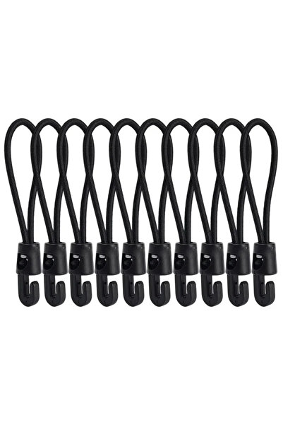 Choice5 10cm - 10pcs 1-10 Pcs Bungee Cord with Hooks 10/15/25cm High Elastici...