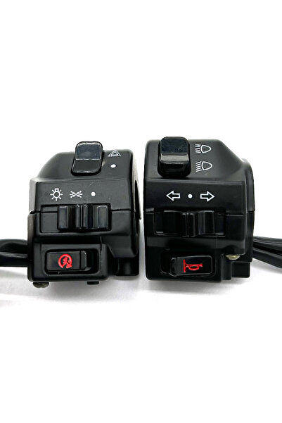 Choice1 1pair Universal Aluminum 7/8" 22mm Motorcycle Switches Handlebar Moto...