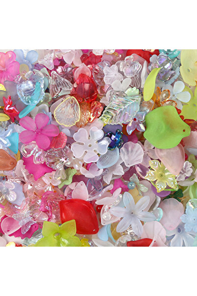 Choice10 100g Mix Color 20g/100g Acrylic Assorted Beads Flower Star Butterfly...