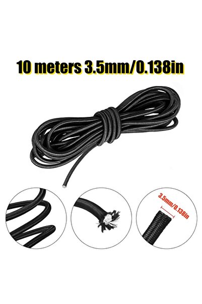 Choice حبل مطاطي قوي بطول 10 أمتار وقطر 3.5 مم، مناسب للخياطة والتطريز وصناعة...