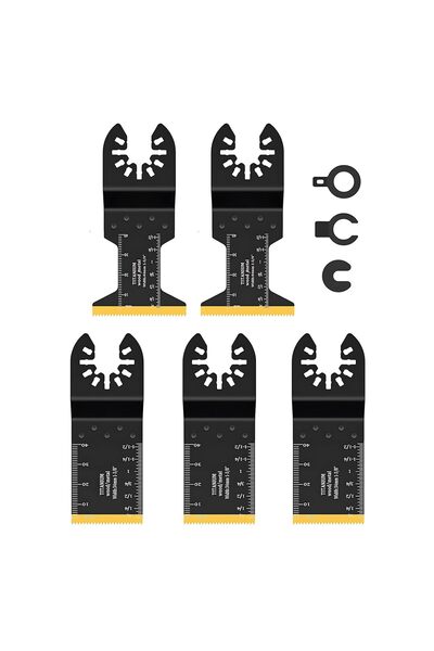 choice2 5pcs Cutting Metal,Steel Nails,Screws,Carbide Tooth Blade Oscillating...
