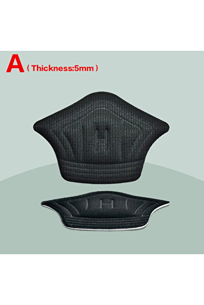 Choice black 5mm 1pair 1/6pair Sports Shoes Insole Patch Heel Pad Adjustable ...
