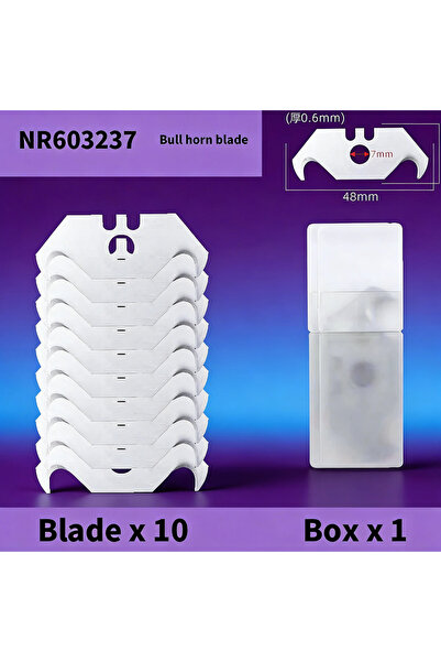 choice2 NR603237 10pcs SK2 Hook Blades 10/30/50pcs | Safety Horn Utility Blad...