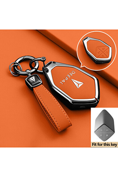Choice71 for DEEPAL S07 Style 1-Orange-1PC Car Key Case for Changan DEEPAL S7...