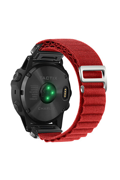 Choice22 حزام نايلون سريع التركيب QuickFit مقاس 22 مم أحمر، 20 مم، 22 مم، 26 ...