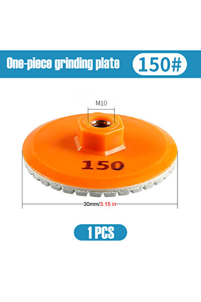 choice2 150 mesh 1 PCS 80mm Ceramic Tile Trimming Polishing Disc M10 Angle Gr...