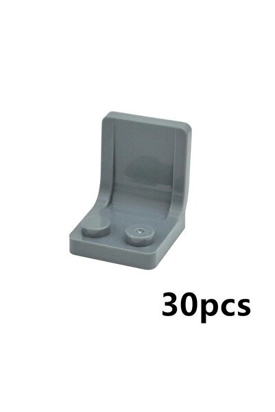 choice2 Dark Gray Chair 30pcs MOC Parts 2x2 Utensil Seat Chair Compatible 407...