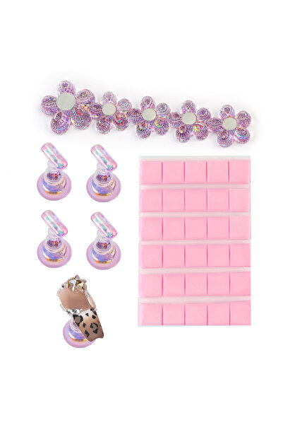 Choice9 03 Nail Stand Set for Press On Nail Display Practice Art Magnetic Fak...