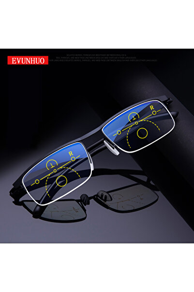 Choice4 +150 black Progressive Smart zoom glasses Reading Glasses Men for Rea...