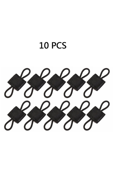 Choice Black 10pcs Outdoor Tactical Antenna Binding Buckles Molle System Back...