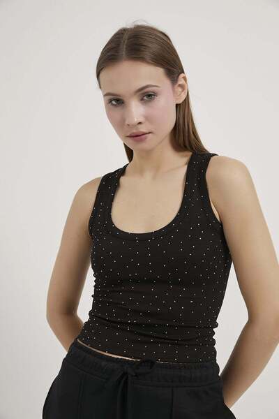 Arma Life Armalife 11362 Open Neck Premium Women's Bodysuit with Stone Embell...
