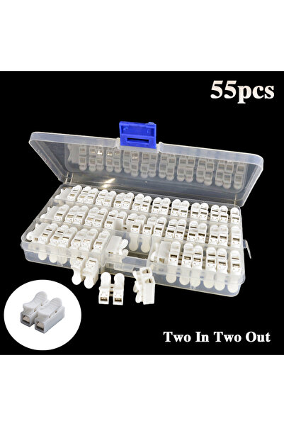 Choice 55Pcs Box 55 Pieces in a Box, Quick Terminal Connectors, Push-Type Con...