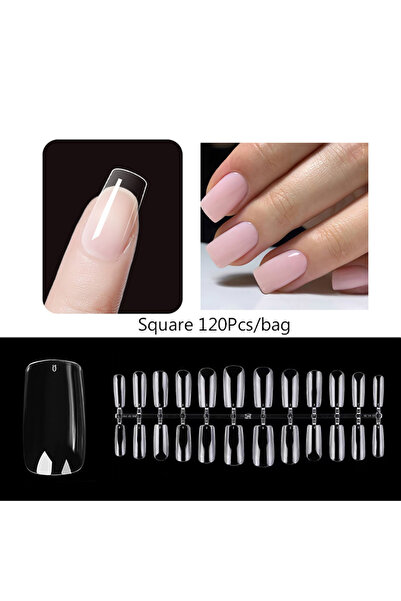 Choice11 925-120pcs 120pcs/bag Matte Press On Nail Tips Soft Full Cover False...