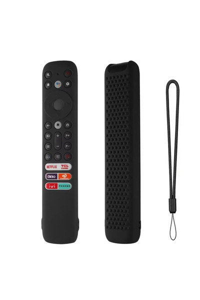 Choice4 Black Suitable for TCL FMR4 RC902V FAR2 FMR1 TV voice remote control ...