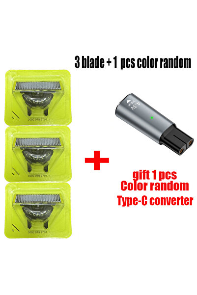 choice2 3 blade and gift KVIFO 360 degrees Replacement blade For OneBlade &On...