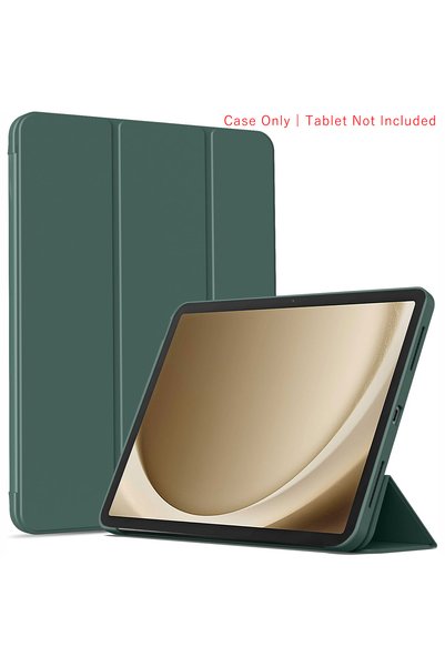 choice2 Tab A11 Plus 11 2025 YT Dark Green Tri-fold Flip Case For Samsung Gal...