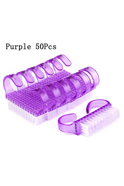 Choice3 50Pcs Purple 20Pcs/50Pcs Cleaning Brushes For Nail Manicure Small Pla...